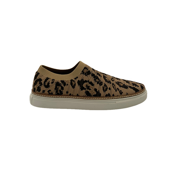 Vince Camuto Shoes - Vince Camuto Knit Slip-On Shoes Keamalla Leopard - Medium